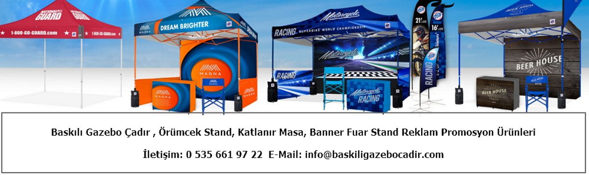 Baskılı Gazebo &Ccedil;adır, Katlanabilir Gazebo Tente Stand &Ccedil;adırı Fiyatları
